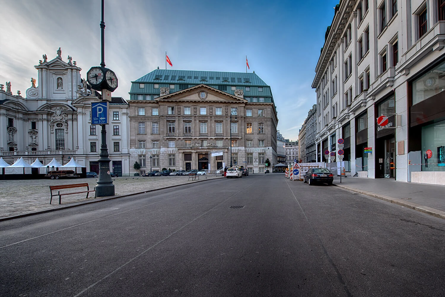 Straßenansicht Wien 