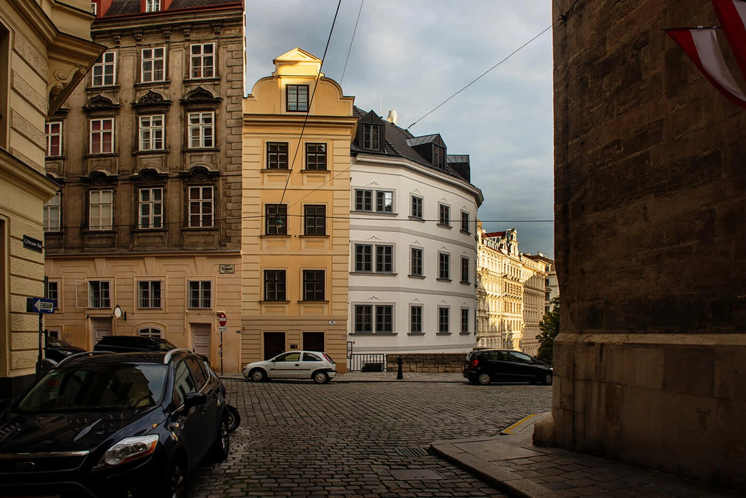 Straßenansicht Wien 