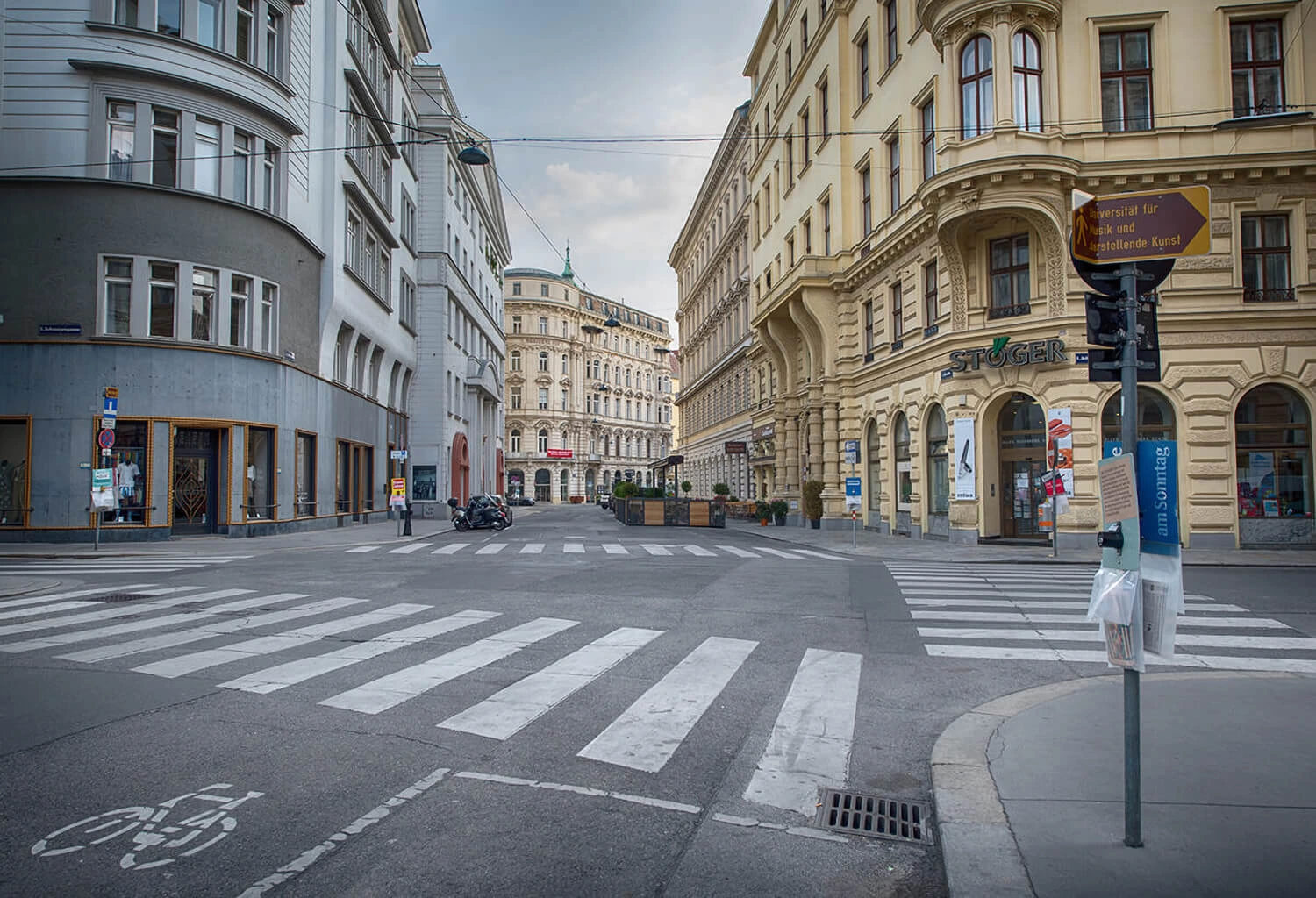 Straßenansicht Wien 