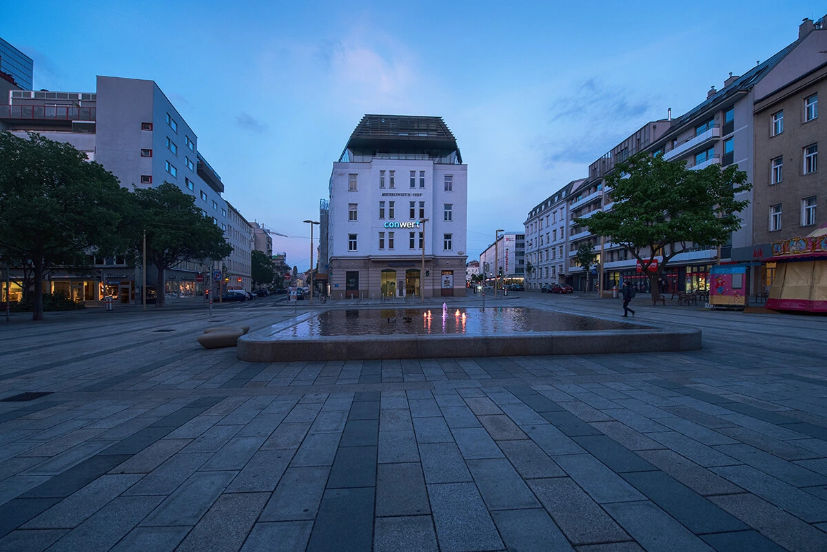 Straßenansicht Wien 