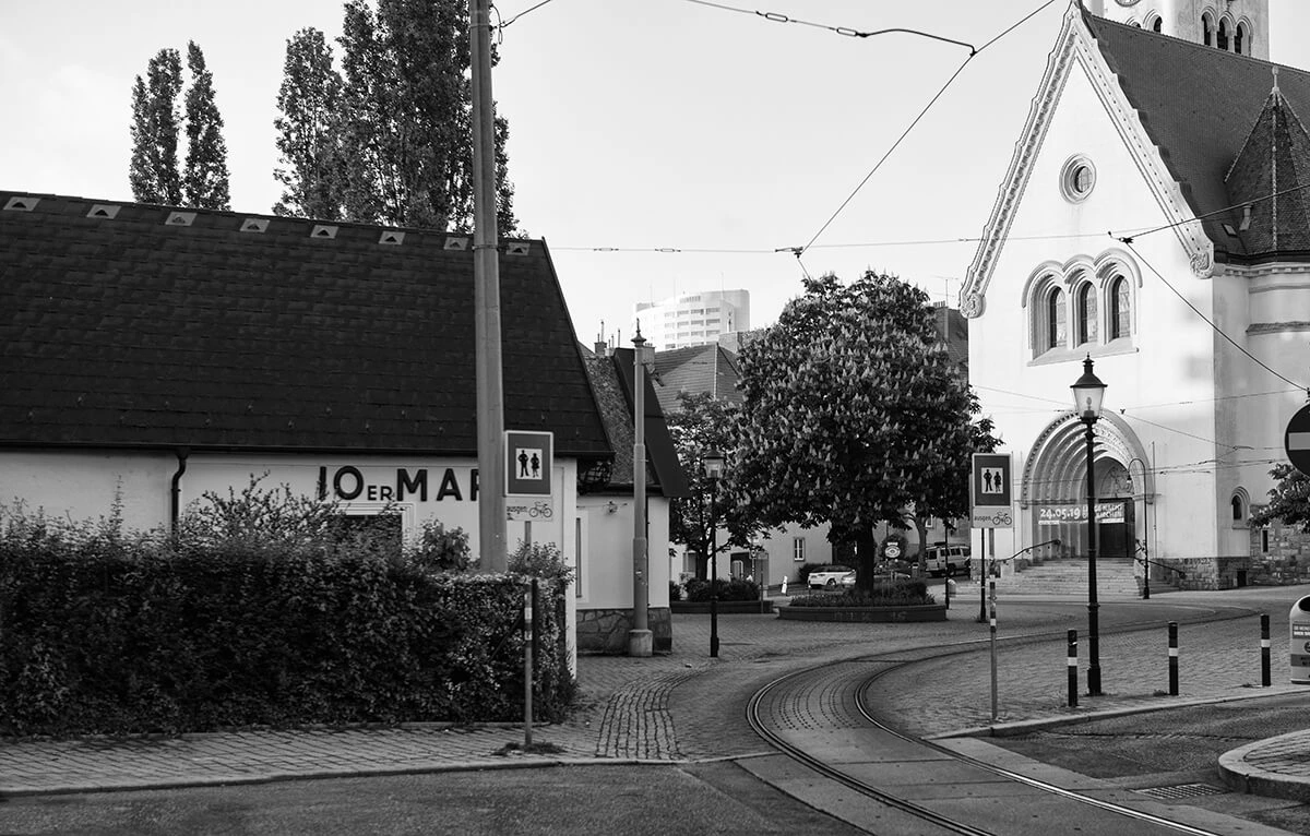 Straßenansicht Wien 