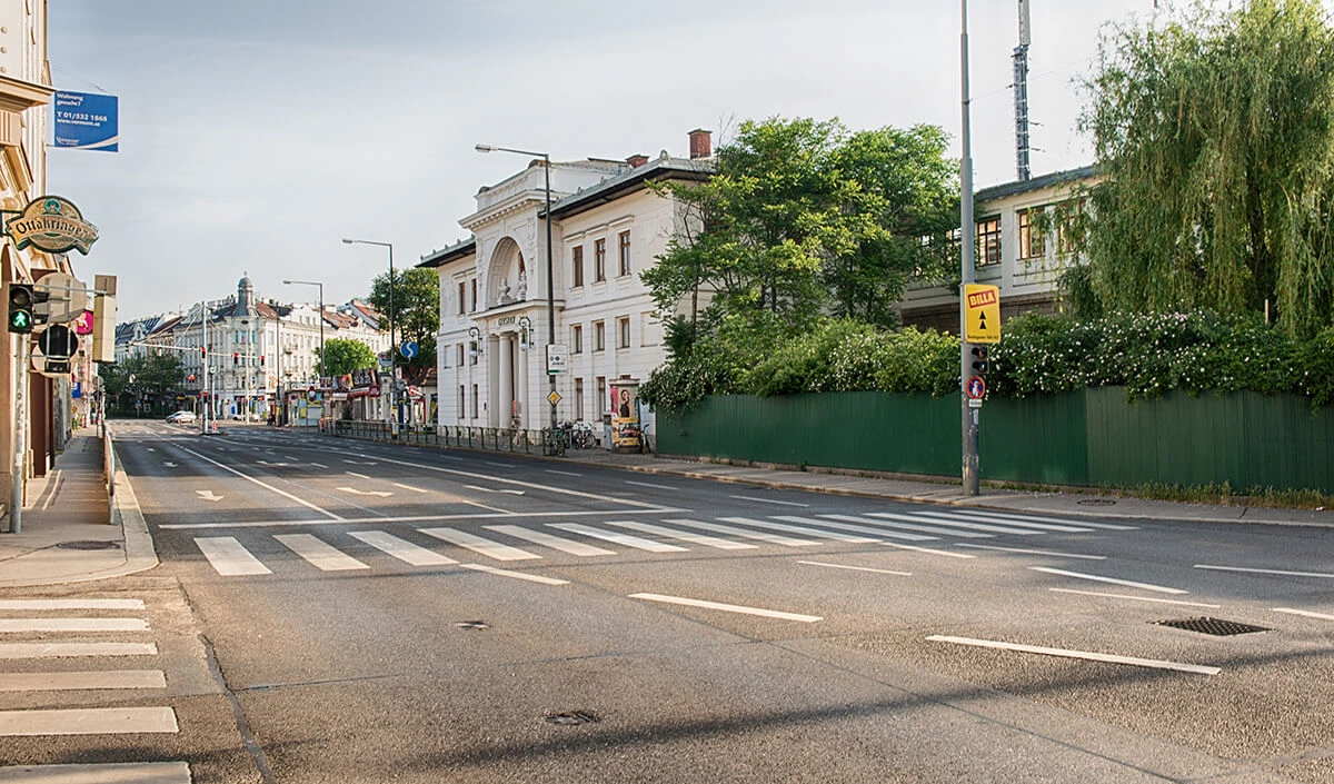 Straßenansicht Wien 