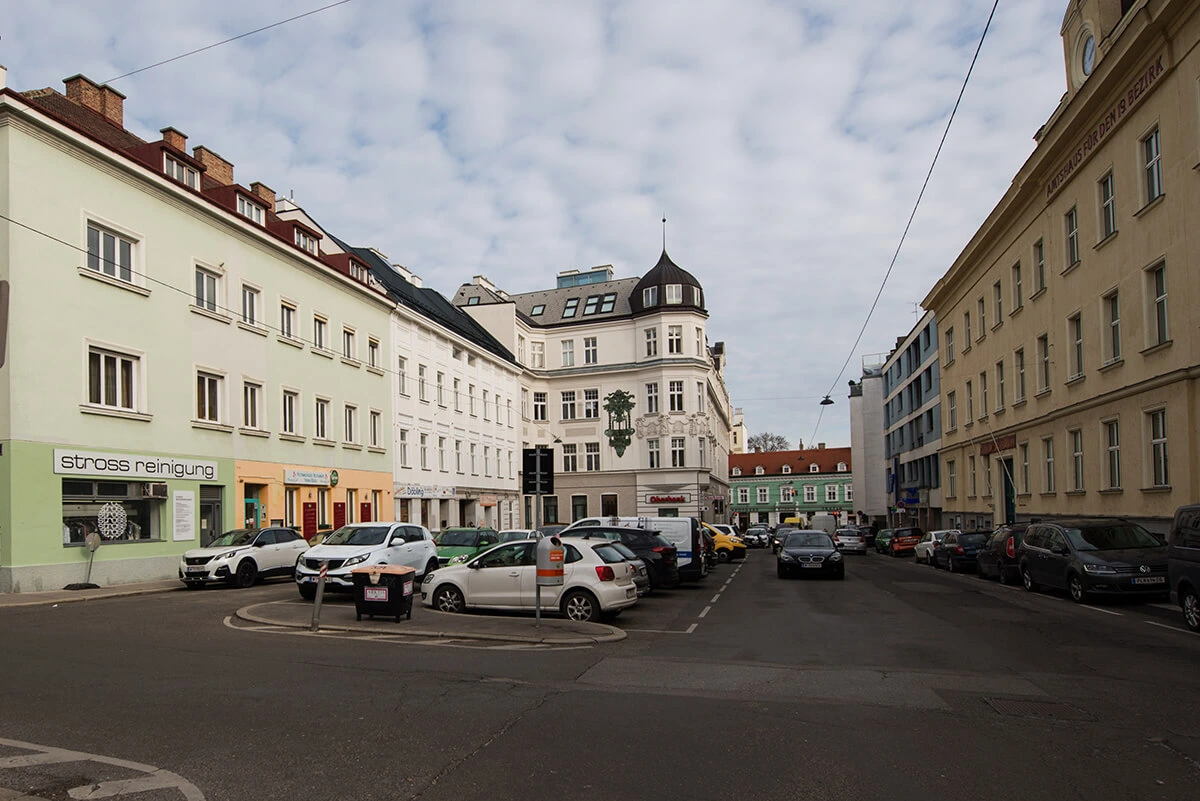 Straßenansicht Wien 