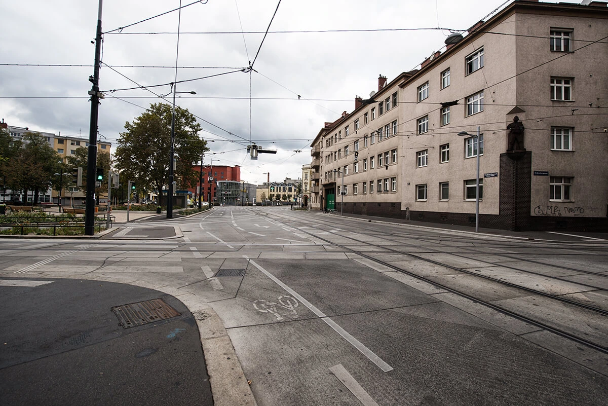 Straßenansicht Wien 