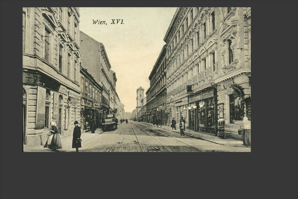 Straßenansicht Wien 