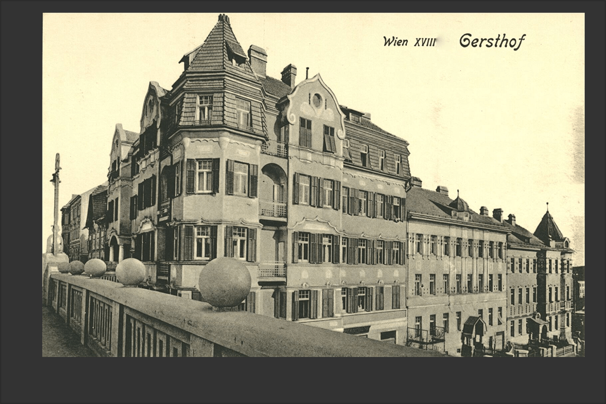 Straßenansicht Wien 