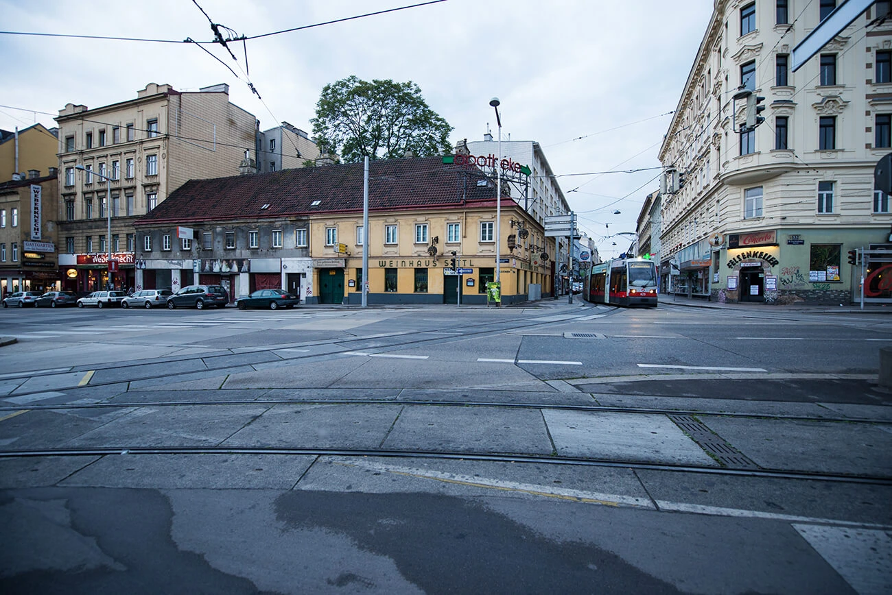 Straßenansicht Wien 