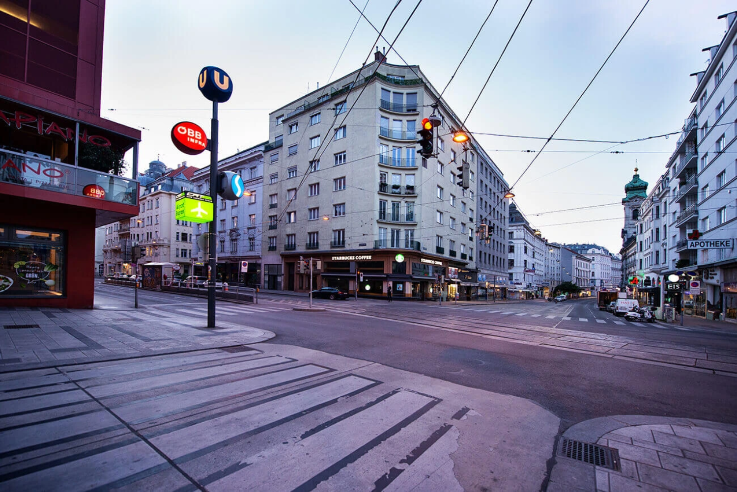 Straßenansicht Wien 