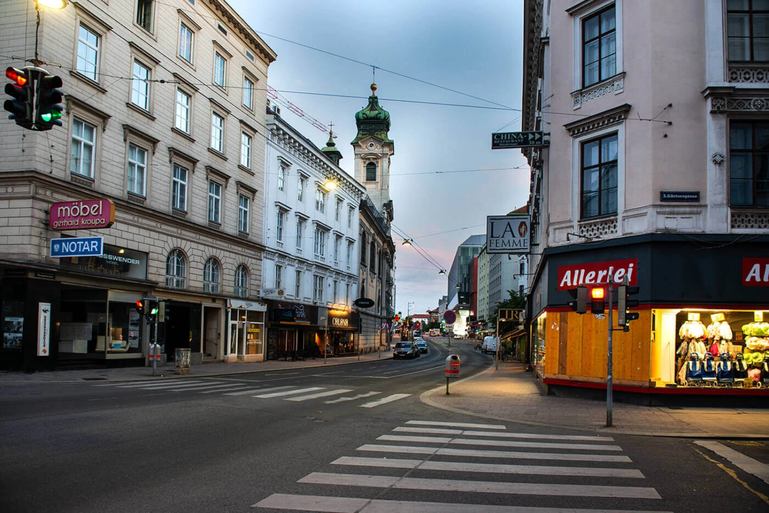 Straßenansicht Wien 