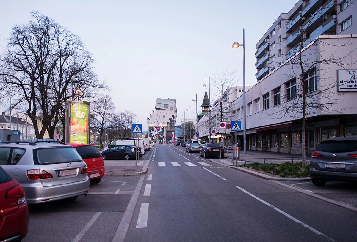 Straßenansicht Wien 