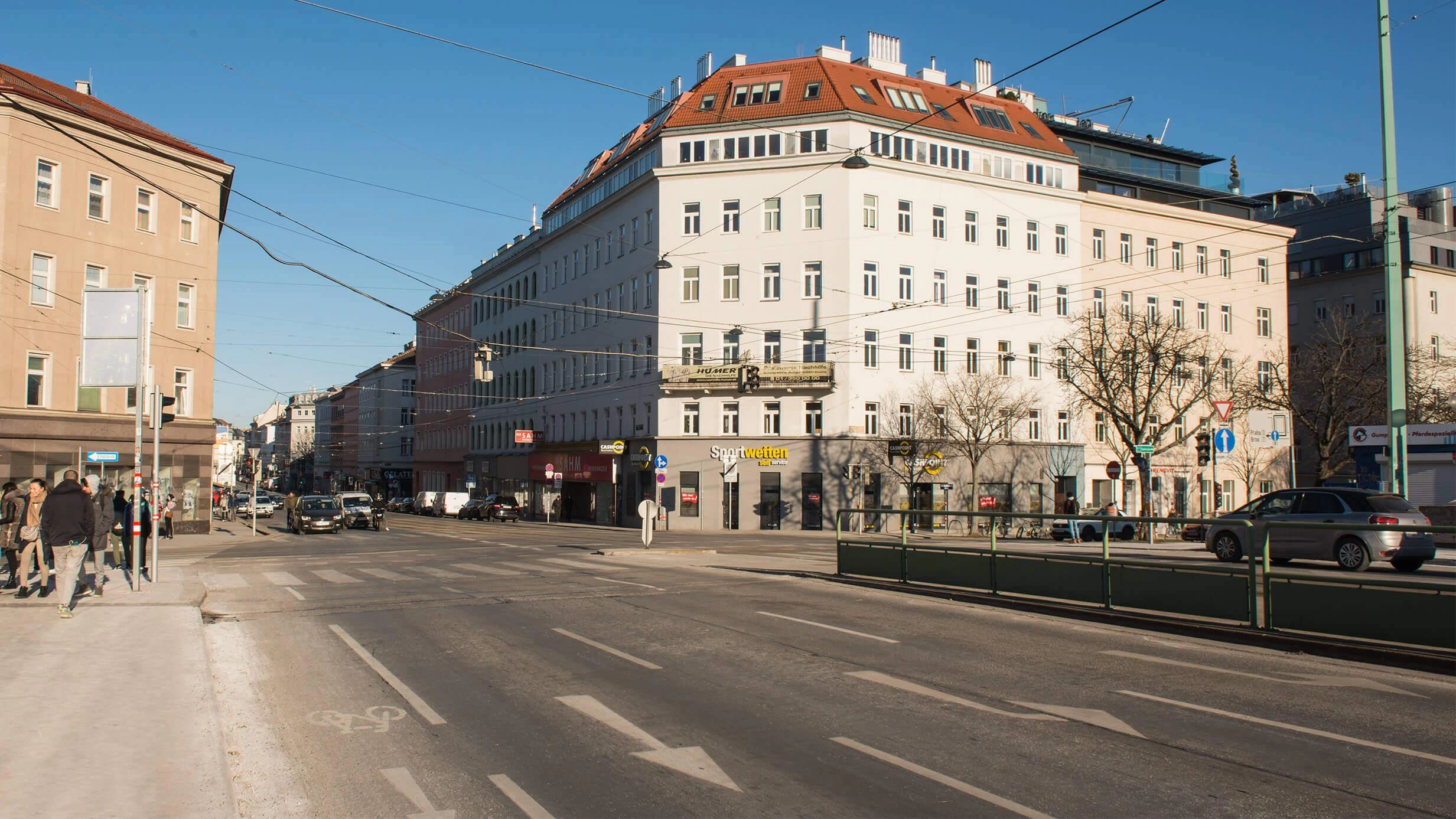 Straßenansicht Wien 