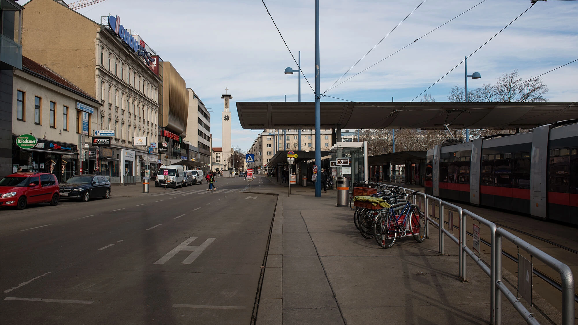 Straßenansicht Wien 