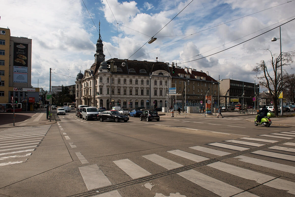 Straßenansicht Wien 