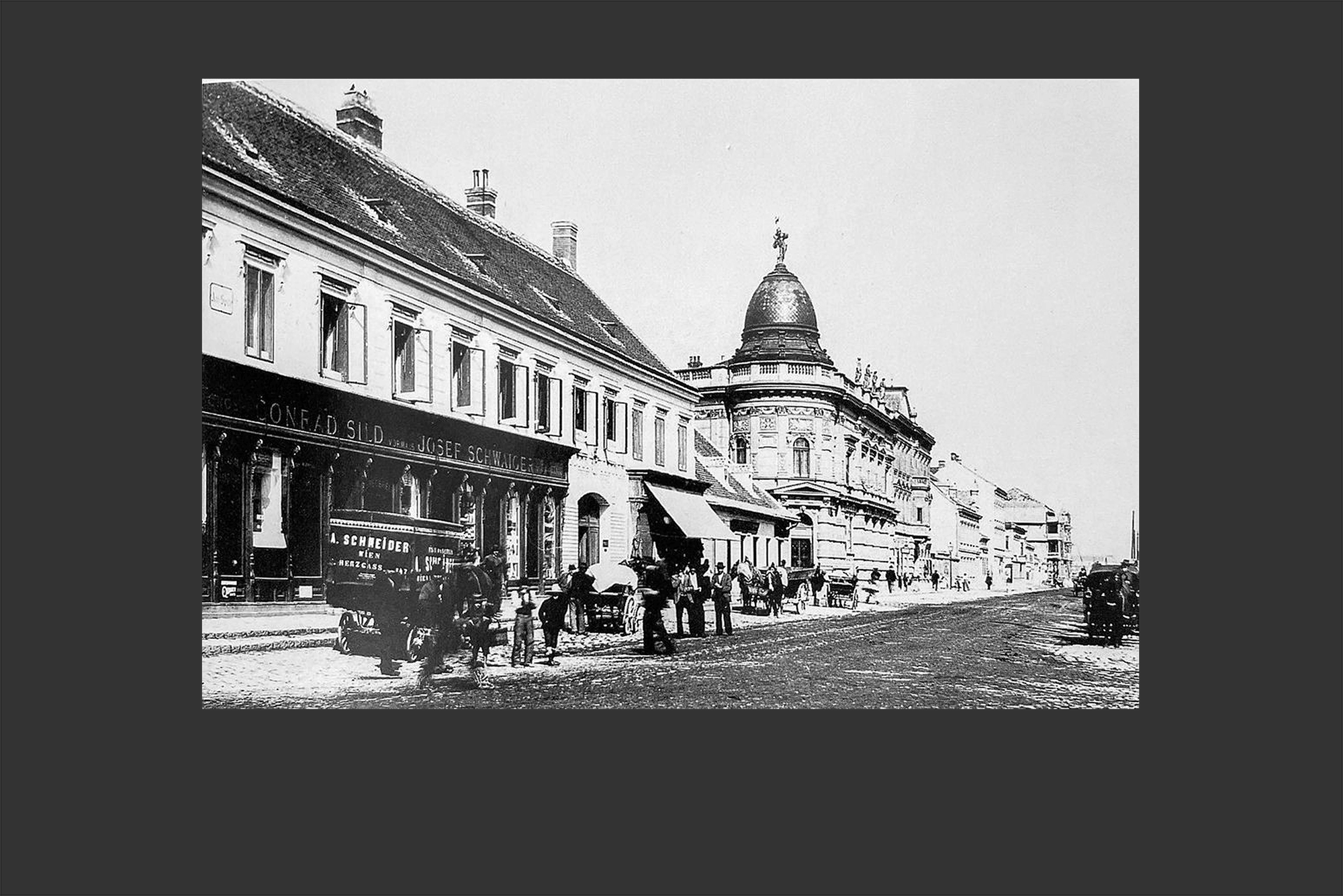Straßenansicht Wien 