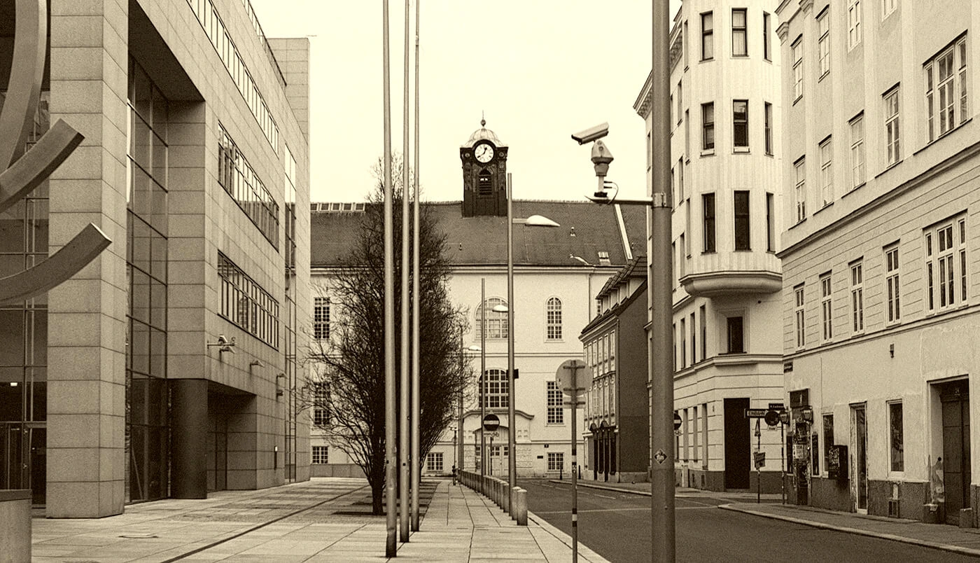 Straßenansicht Wien 