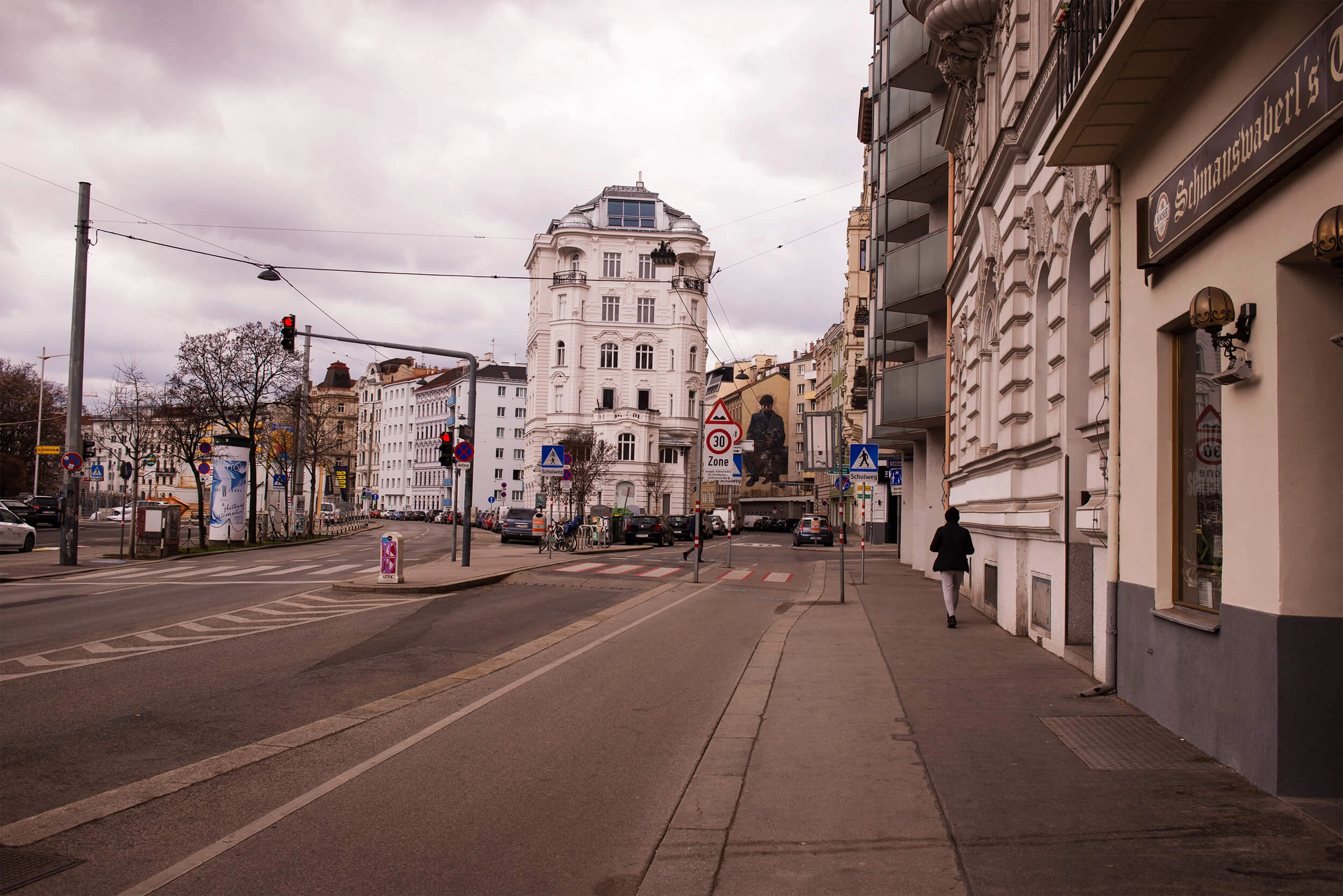 Straßenansicht Wien 