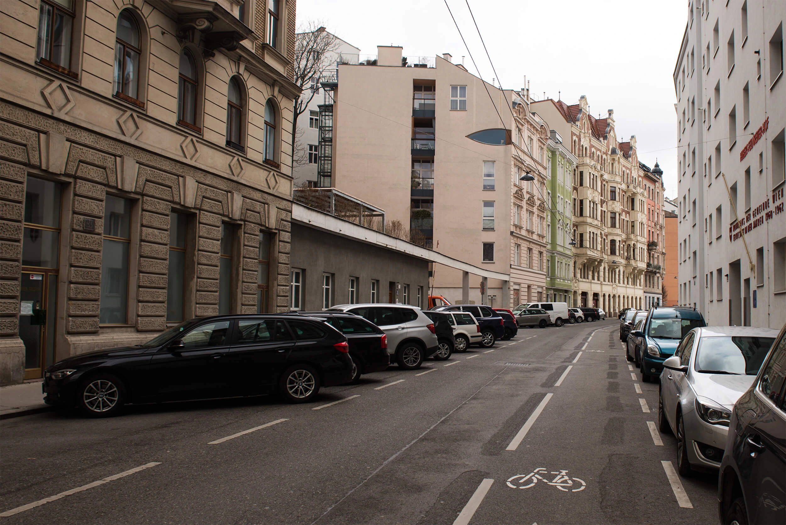 Straßenansicht Wien 