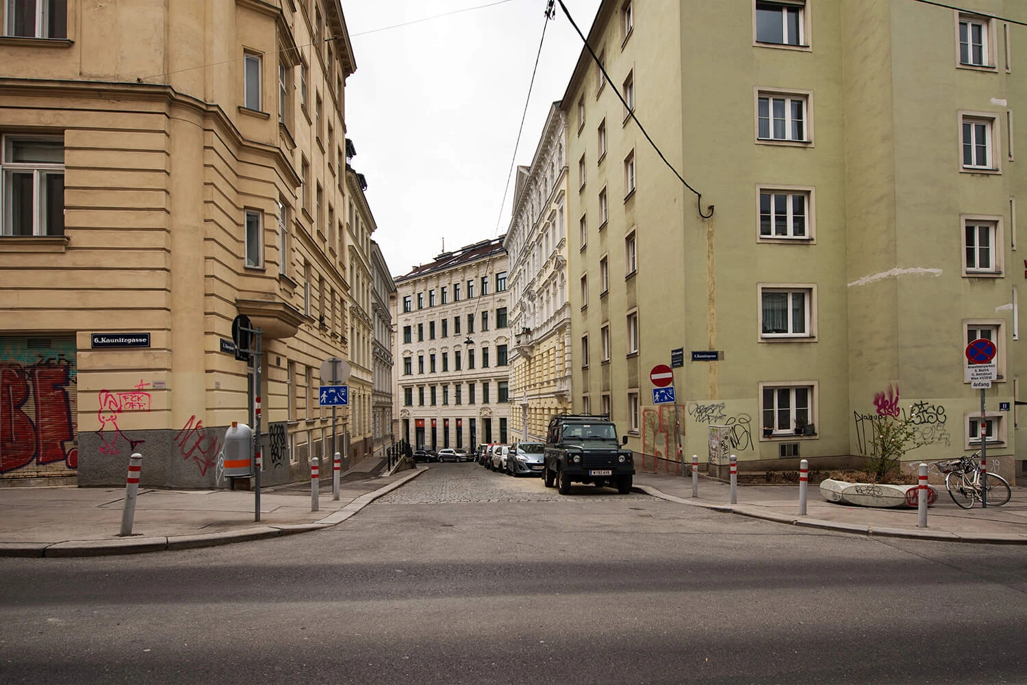 Straßenansicht Wien 