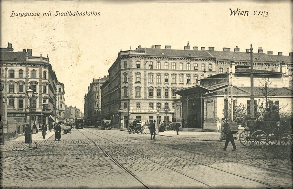 Straßenansicht Wien 