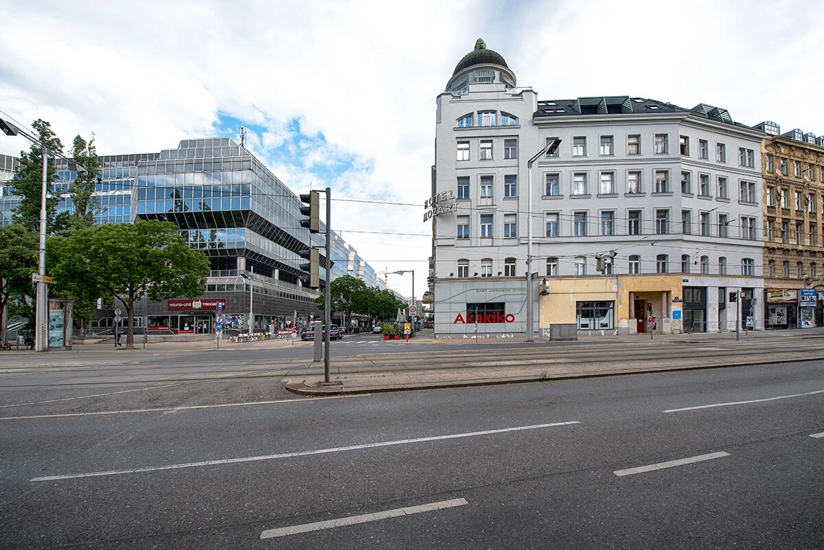 Straßenansicht Wien 