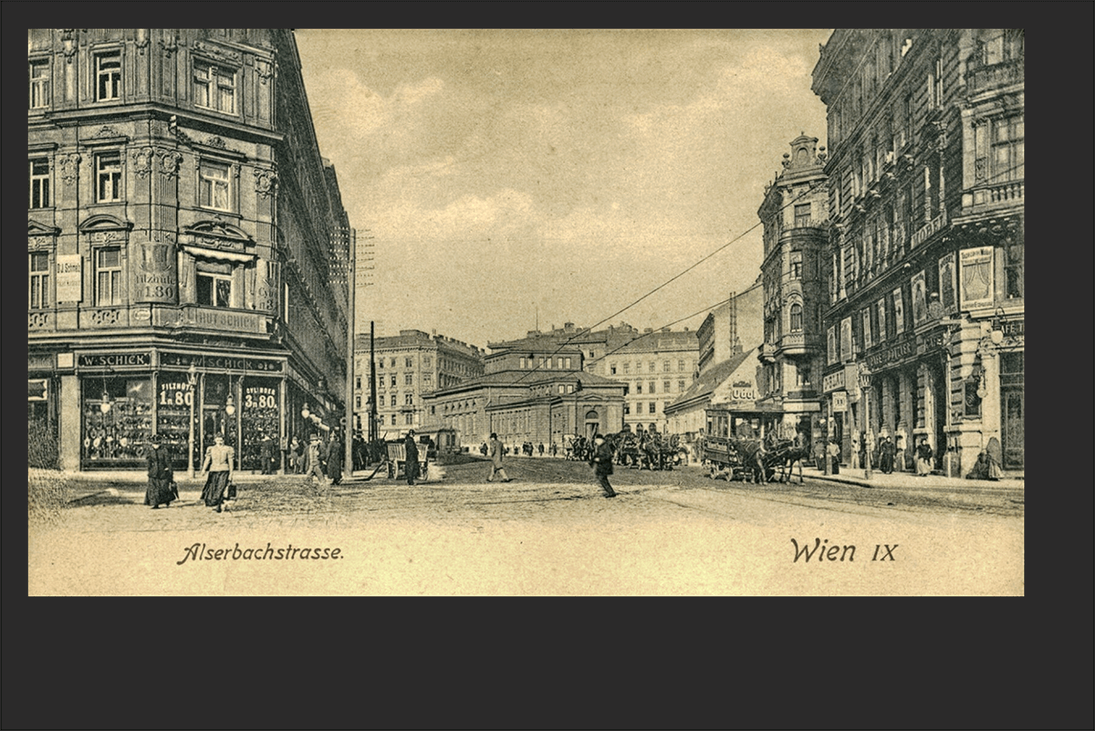 Straßenansicht Wien 