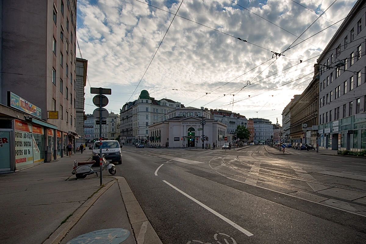 Straßenansicht Wien 
