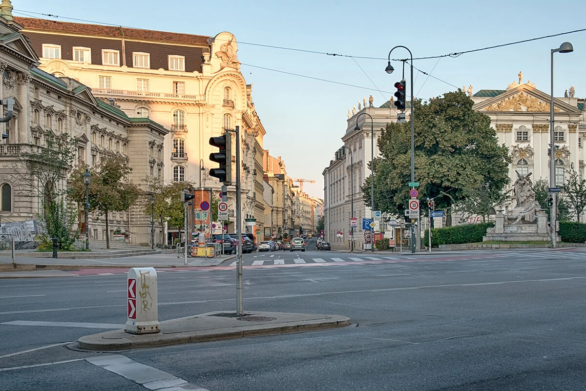 Straßenansicht Wien 