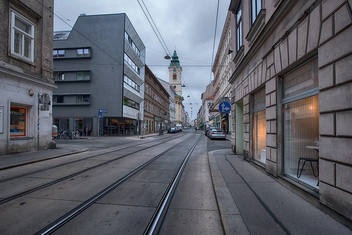 Straßenansicht Wien 