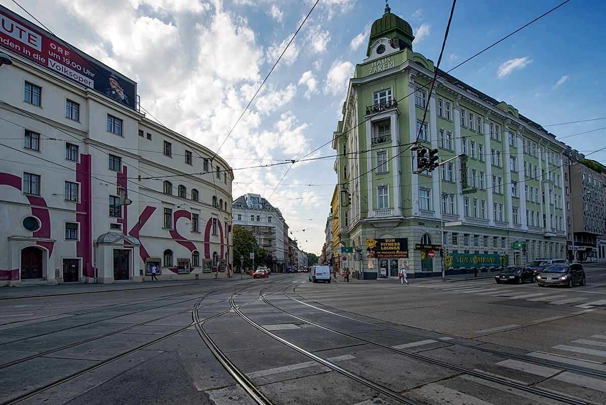 Straßenansicht Wien 