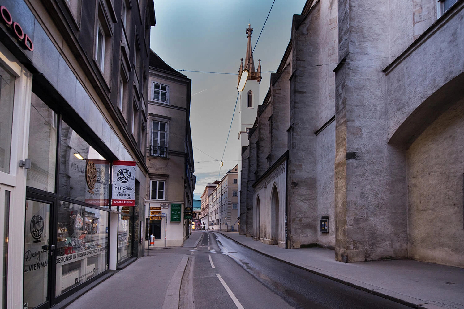 Straßenansicht Wien 
