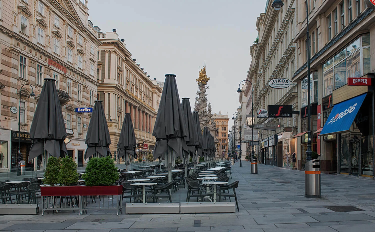 Straßenansicht Wien 