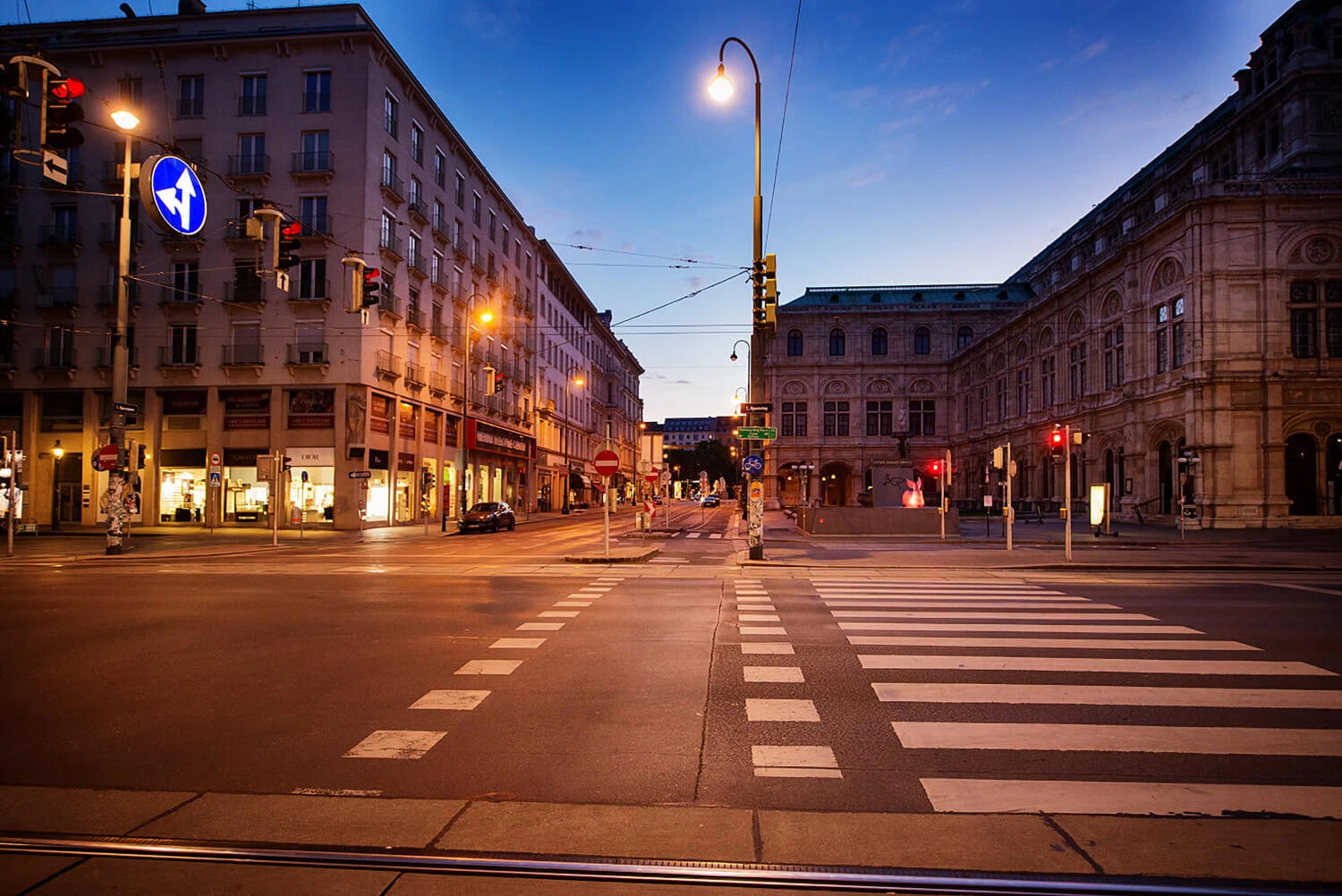 Straßenansicht Wien 