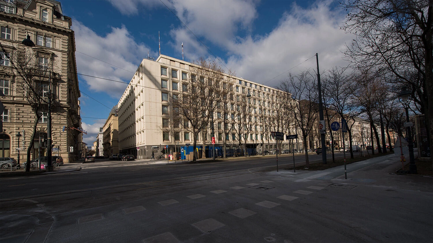 Straßenansicht Wien 
