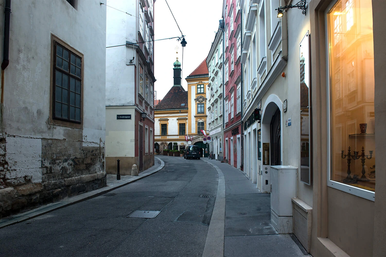 Straßenansicht Wien 
