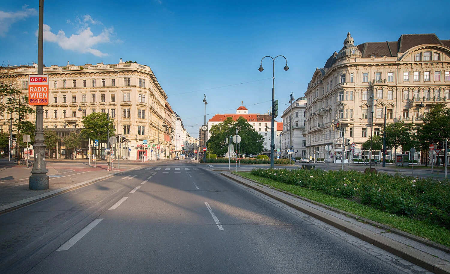 Straßenansicht Wien 