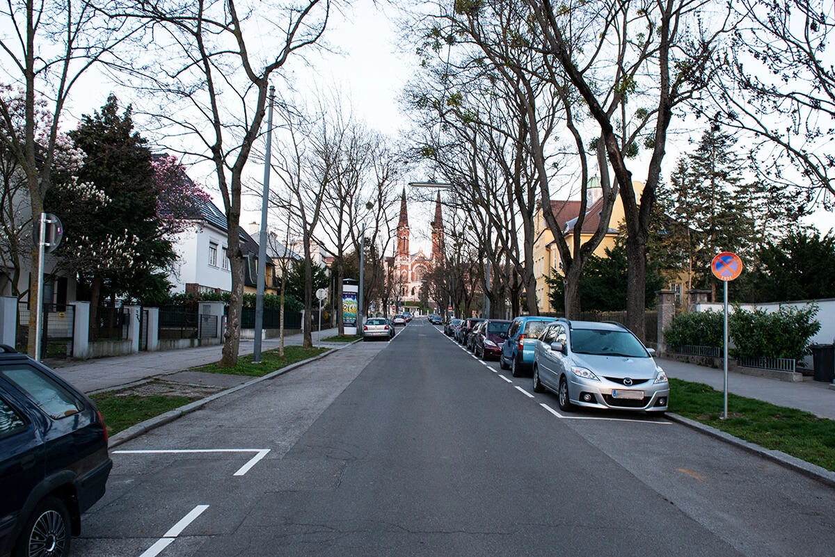 Straßenansicht Wien 