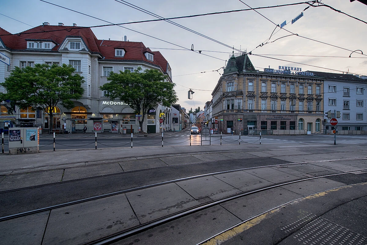 Straßenansicht Wien 