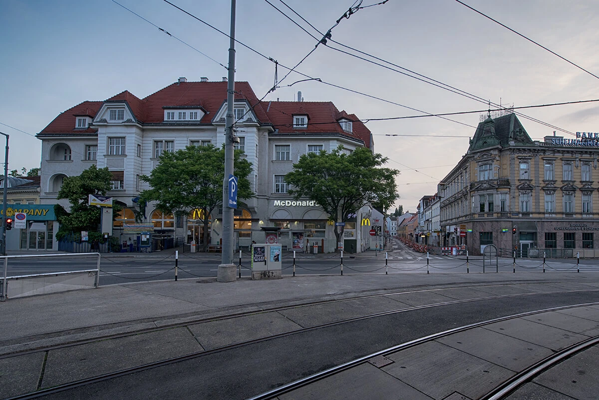 Straßenansicht Wien 