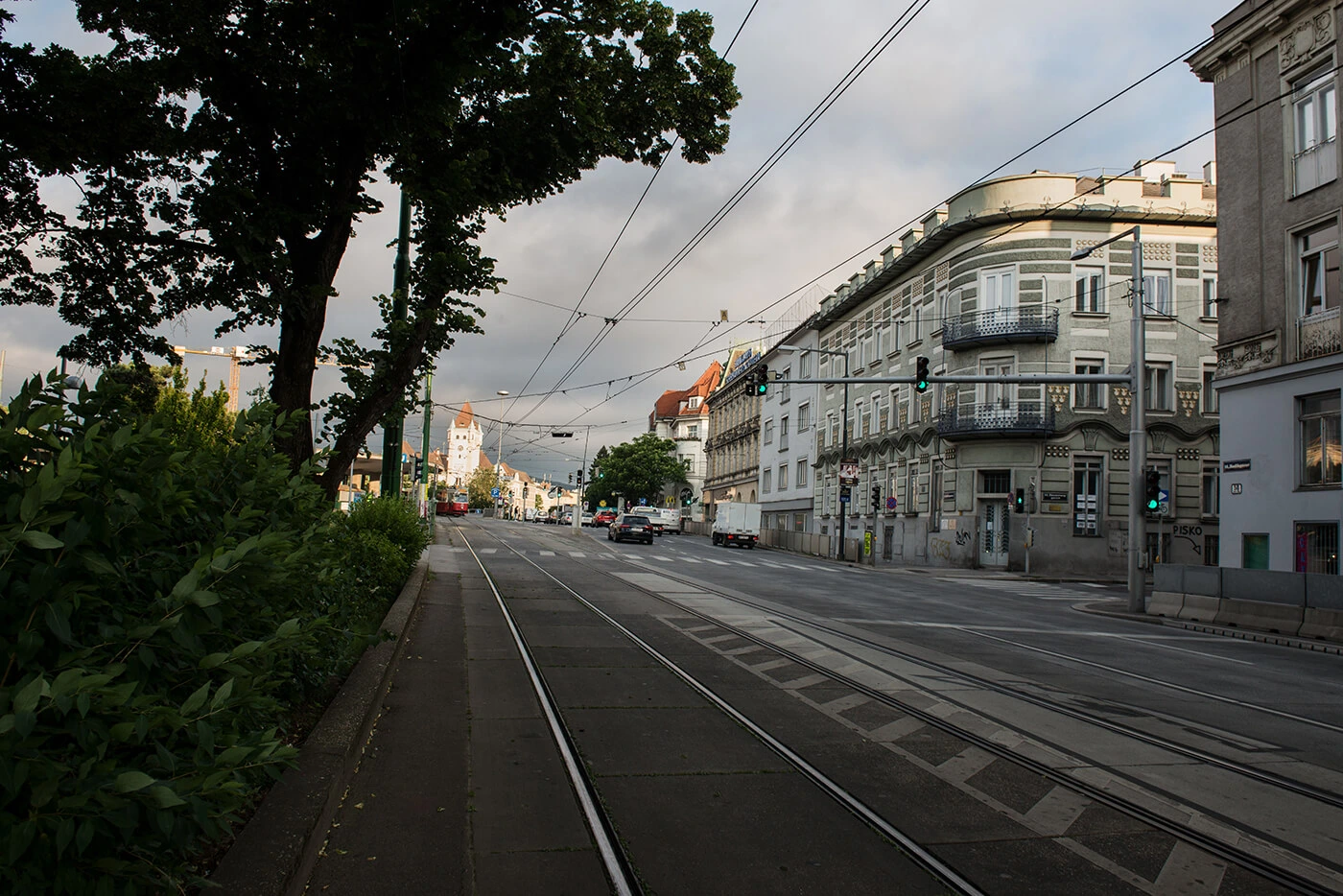 Straßenansicht Wien 