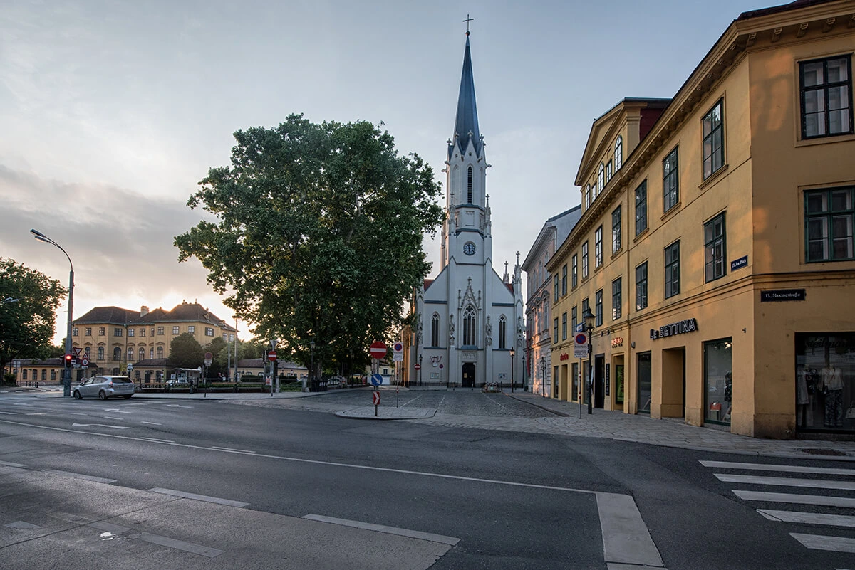 Straßenansicht Wien 