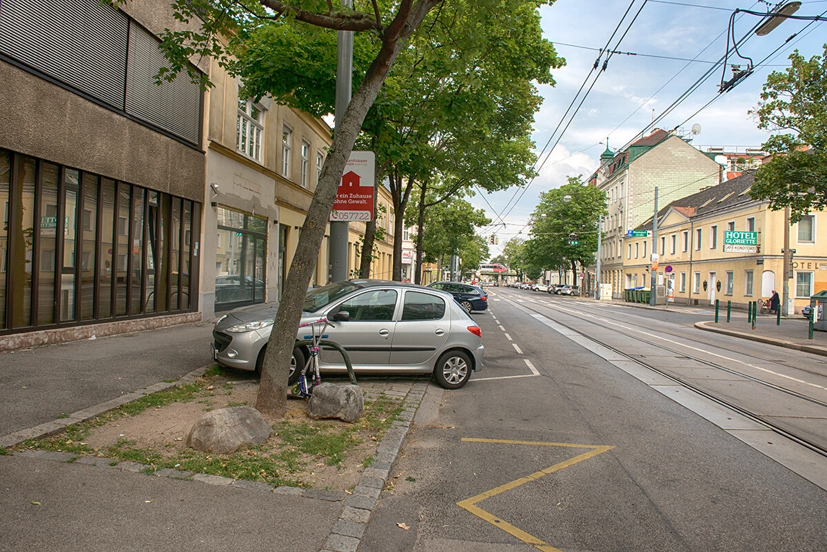 Straßenansicht Wien 