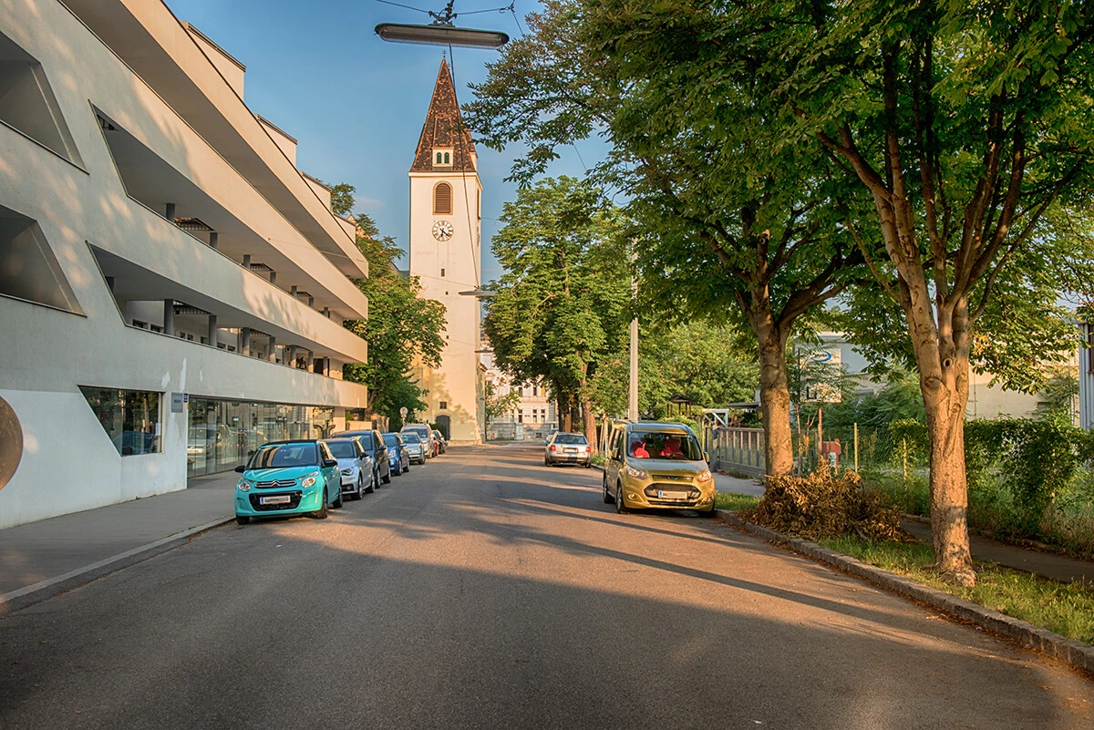 Straßenansicht Wien 