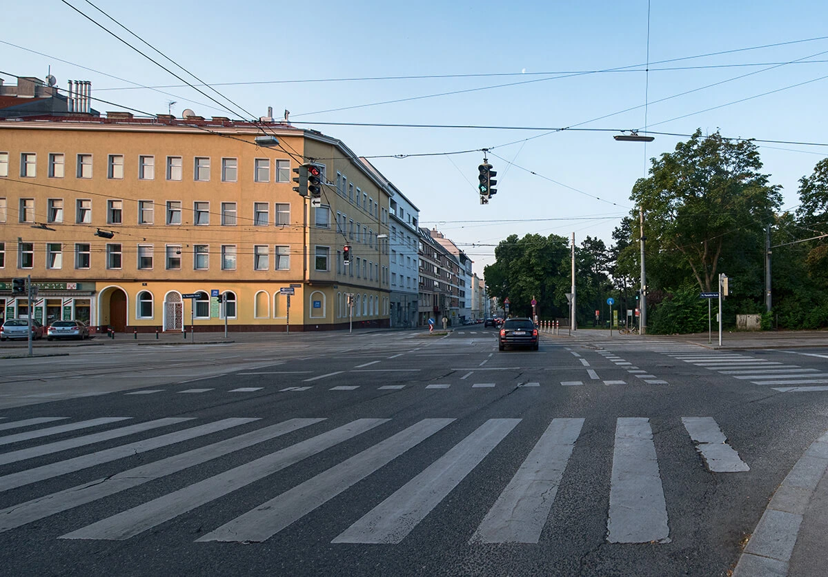 Straßenansicht Wien 