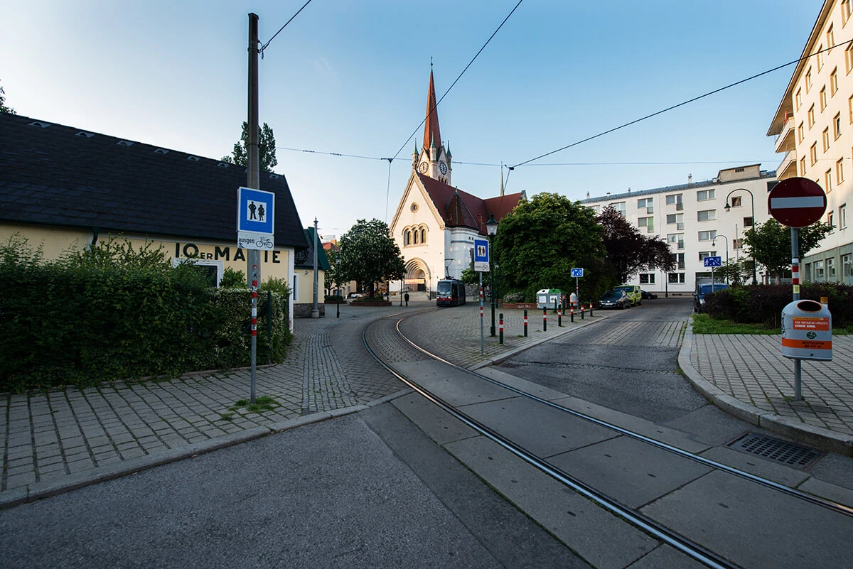 Straßenansicht Wien 
