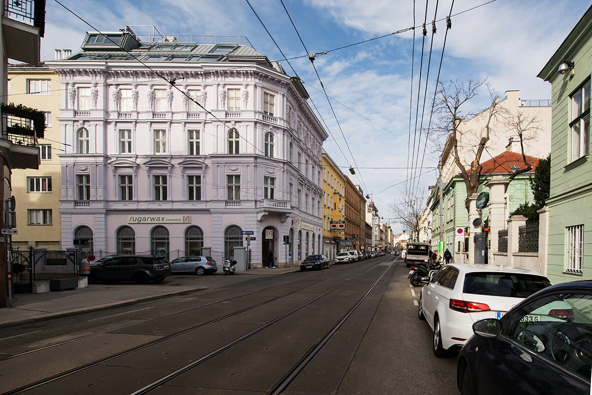 Straßenansicht Wien 