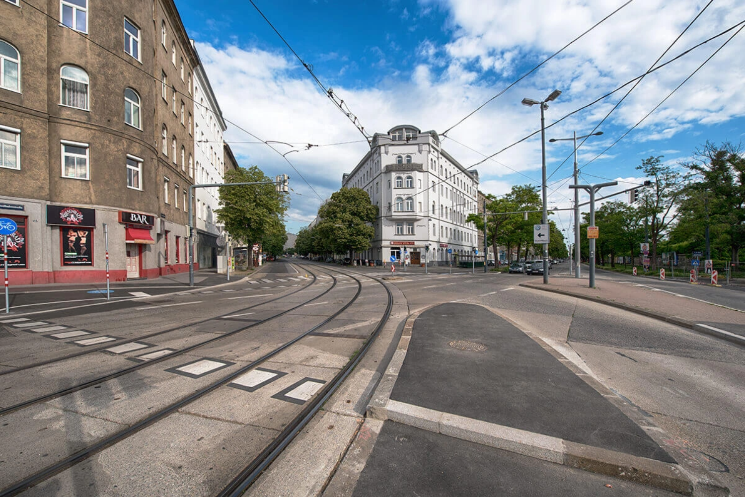 Straßenansicht Wien 