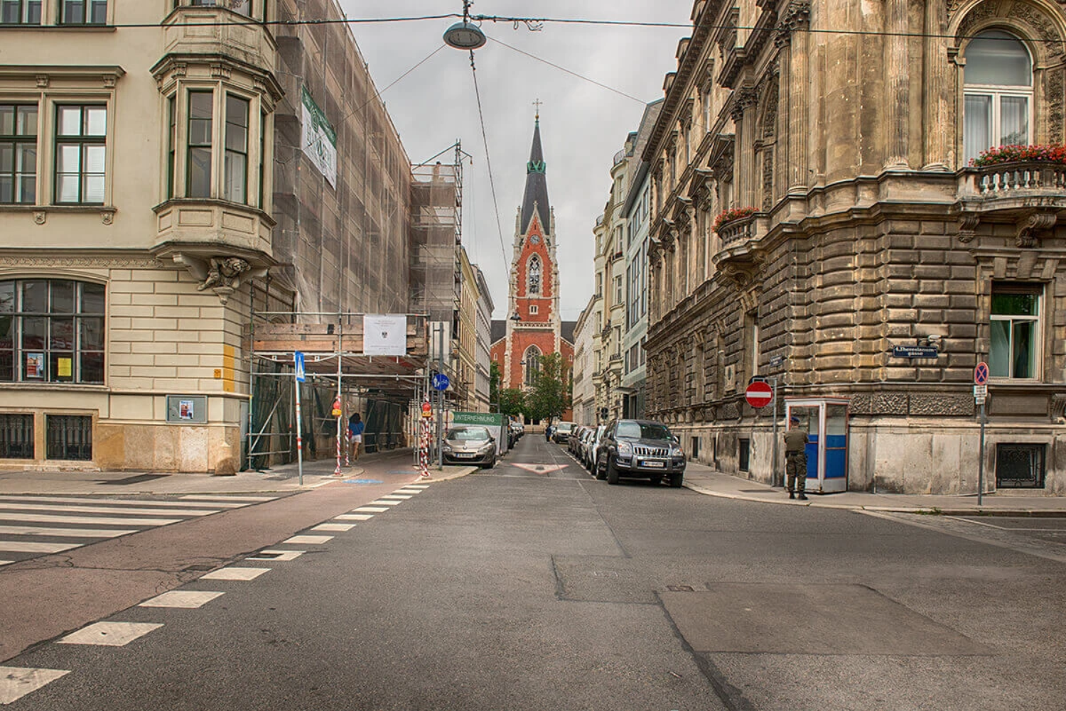 Straßenansicht Wien 
