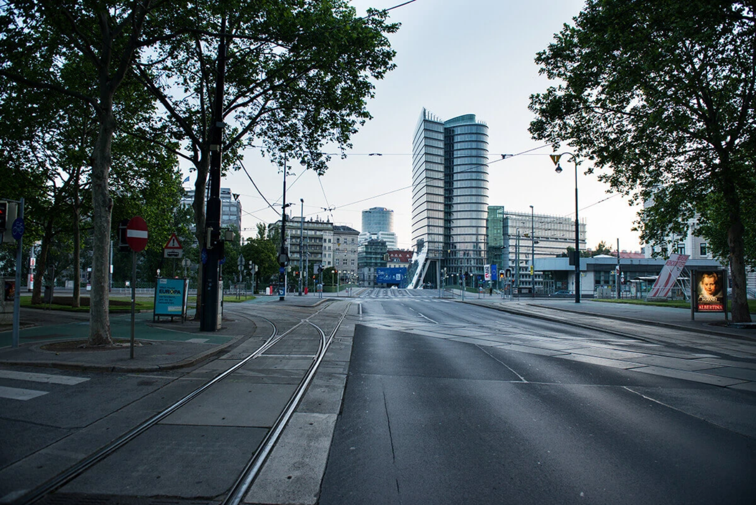Straßenansicht Wien 