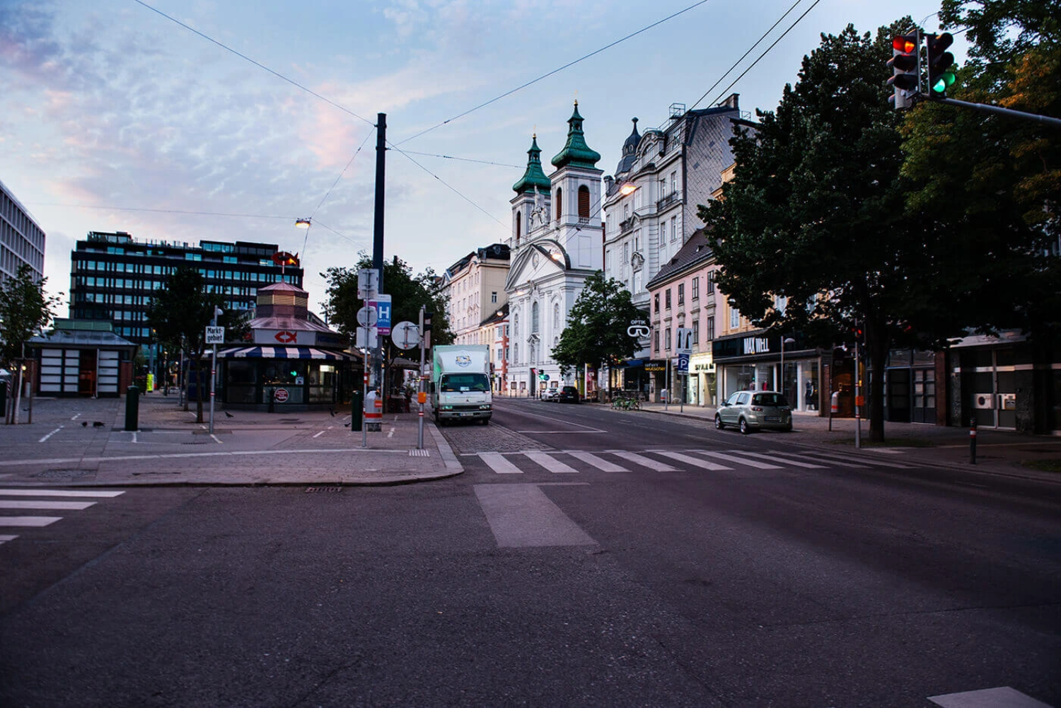 Straßenansicht Wien 