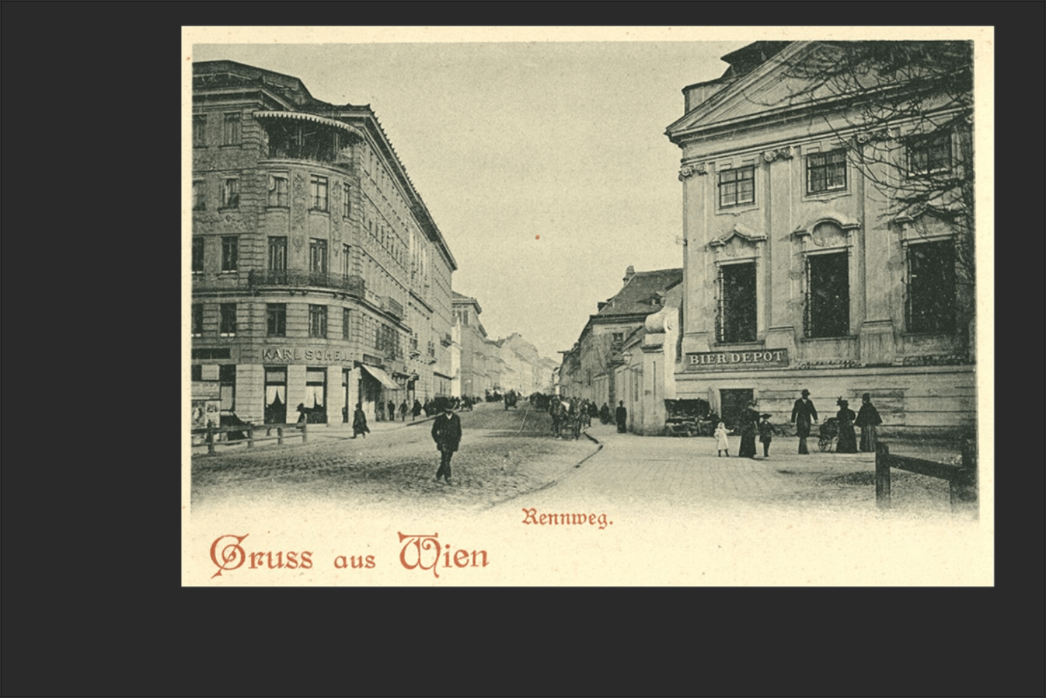 Straßenansicht Wien 